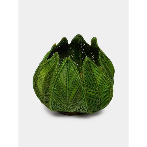 Handwoven Stromanthe Palm Vase