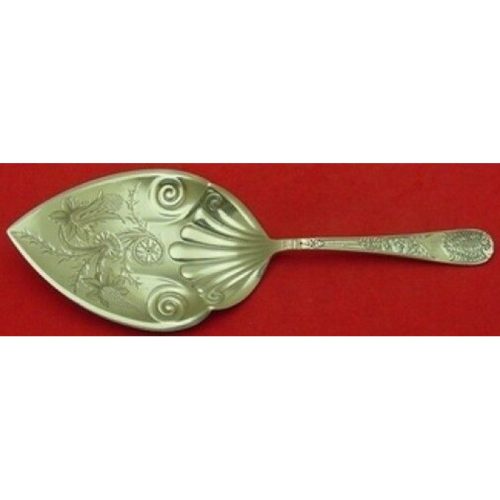 Laurel by Gorham Sterling Pie Server Brite 9 1/4″ Cut Flat Handle All-Sterling