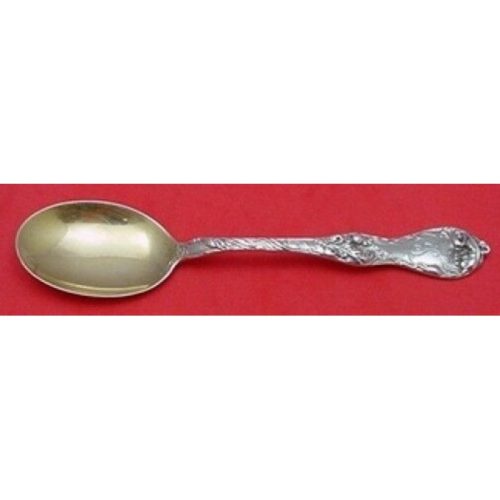 Les Cinq Fleurs by Reed & Barton Sterling Egg Spoon 5 1/4″ Gold-washed