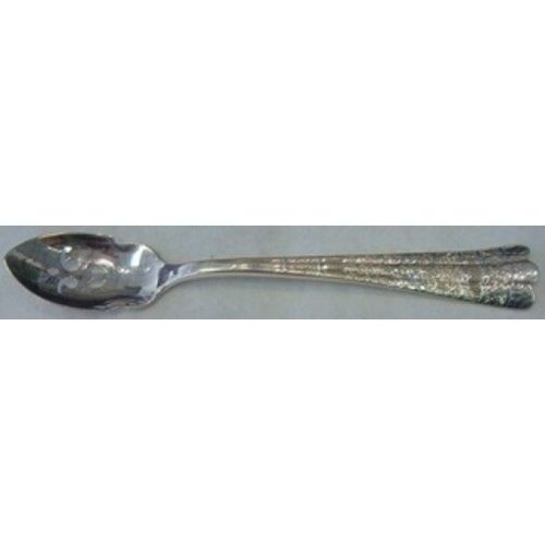 Luxembourg by Shiebler Sterling Olive Spoon 5 5/8″ Pierced Custom Made