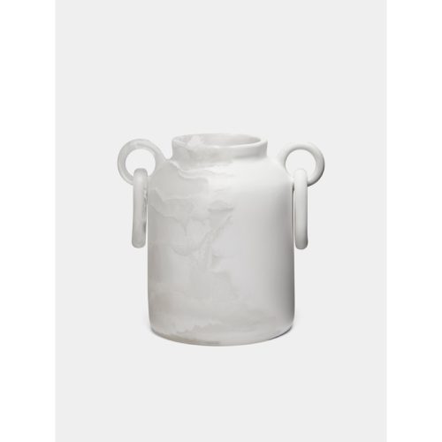Mitla Resin Low Vase
