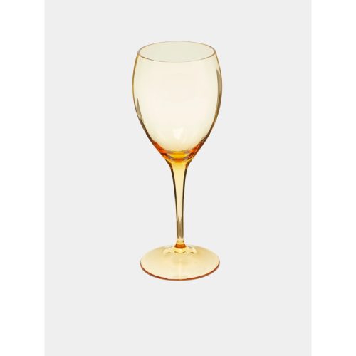 Optic Hand-Blown Crystal White Wine Glasses (Set of 2)