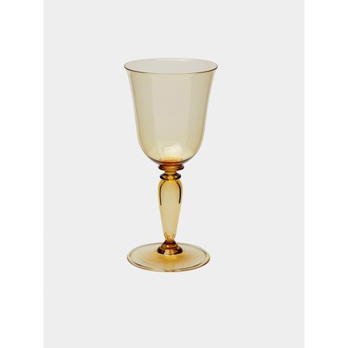 Roma Hand-Blown Murano White Wine Glass