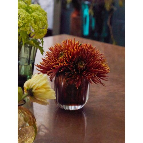 Rullo Miele Hand-Blown Murano Glass Vase