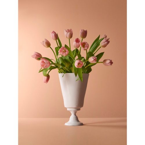 Simple Hand-Glazed Ceramic Vase