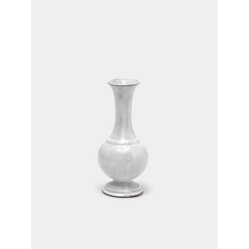 Soliflore Hand-Glazed Ceramic Round Bud Vase