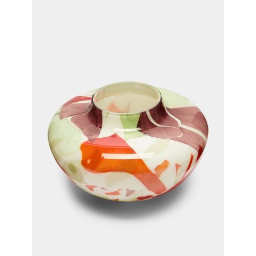 Spring Olla Hand-Blown Murano Glass Vase