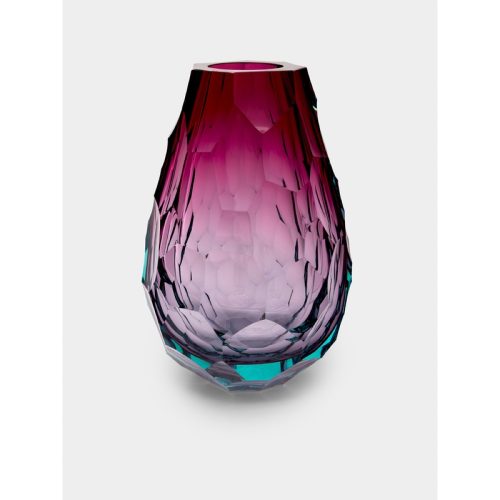 Stones Hand-Blown Crystal Vase