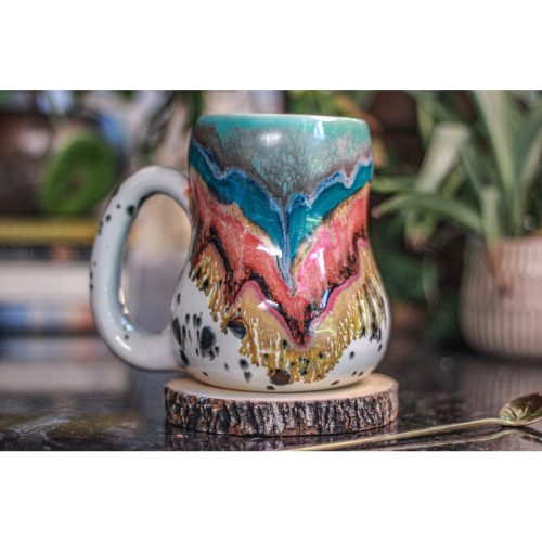 01-B Desert Rainbow Gourd Mug – TOP SHELF, 20 oz.