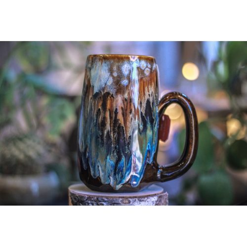 07-B Desert Oasis Crystal Notched Mug – TOP SHELF, 24 oz.
