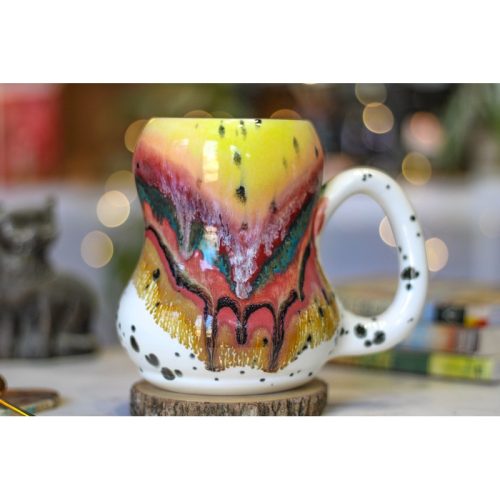 14-B Desert Rainbow Acorn Gourd Mug – TOP SHELF, 30 oz.