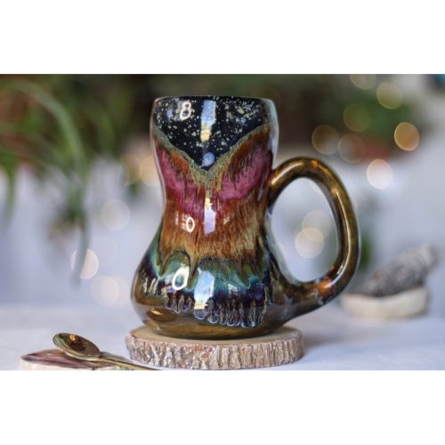 16-B Starry Night Gourd Mug – TOP SHELF, 21 oz.