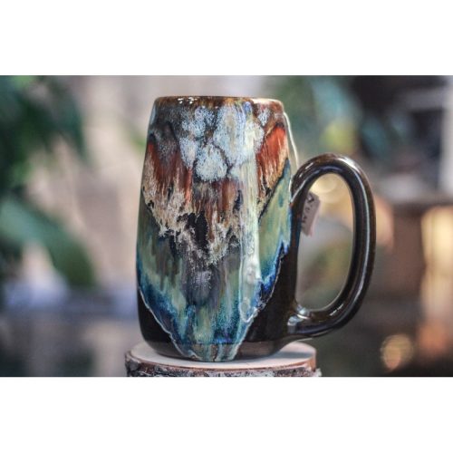 18-B Desert Oasis Notched Mug – TOP SHELF, 23 oz.