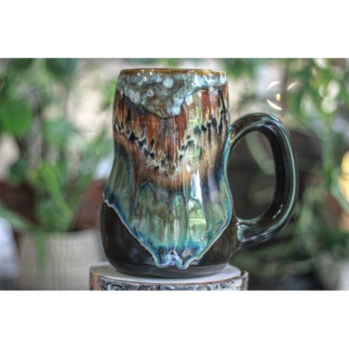 19-B Desert Oasis Gourd Mug – TOP SHELF, 26 oz.