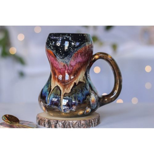 19-B Starry Night Gourd Mug – TOP SHELF, 22 oz.