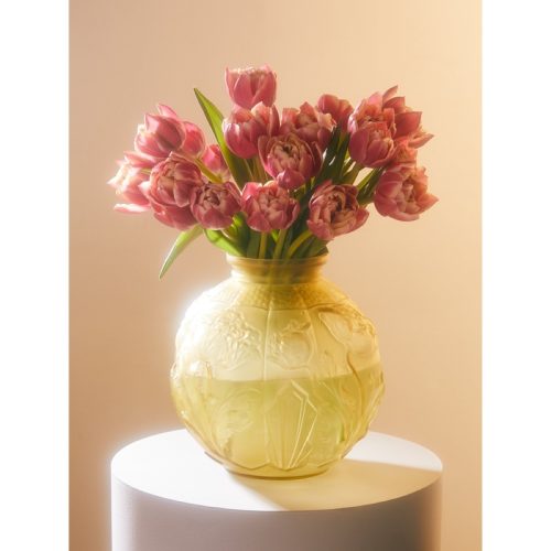 1930s Art Deco Crystal Vase