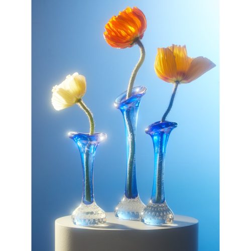 1970s Swedish Glass Bud Vases (Set of 3)