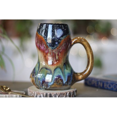 21-B Starry Night Gourd Mug – TOP SHELF, 24 oz.
