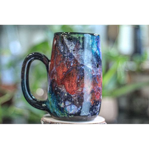 24-A Rainbow Stellar Mug – TOP SHELF, 26 oz.