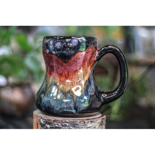 24-B Starry Night Gourd Mug – TOP SHELF, 21 oz.