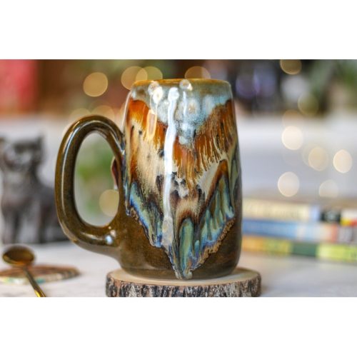 28-B Desert Oasis Notched Mug – TOP SHELF, 21 oz.