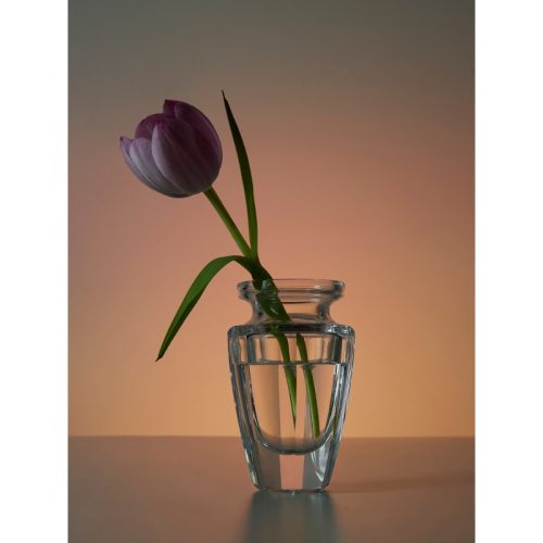 Eternity Hand-Blown Crystal Bud Vase