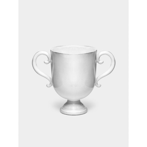 Folk Hand-Glazed Ceramic Vase