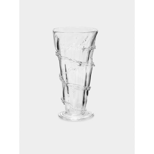 Hand-Blown Crystal Vase