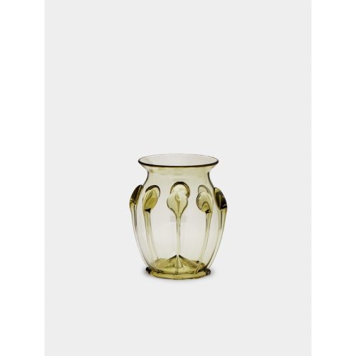 Hand-Blown Glass Bud Vase