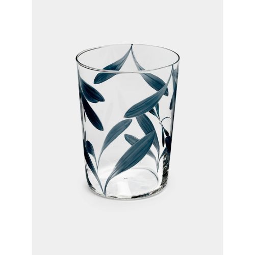 Melides Hand-Painted Glass Tumblers (Set of 6)
