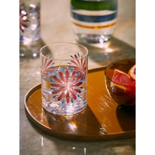 St Tropez Hand-Painted Glass Tumblers (Set of 6)