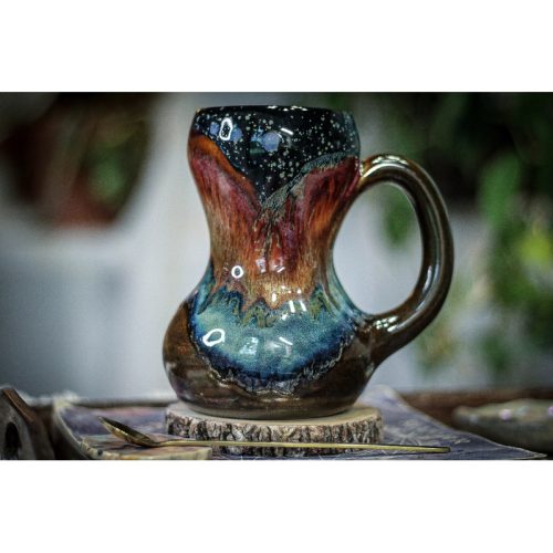 16-B Starry Night Acorn Gourd Mug – TOP SHELF, 23 oz.