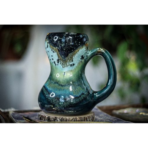 17-B Rocky Mountain Midnight Gourd Mug – TOP SHELF+, 24 oz.