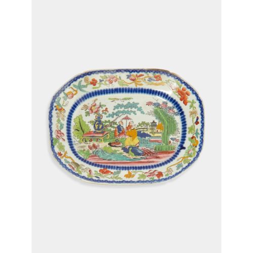 1820s Mogul Masons Ironstone Platter (Set of 2)