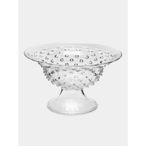 1960s Barovier Murano Glass Raised Bowl
