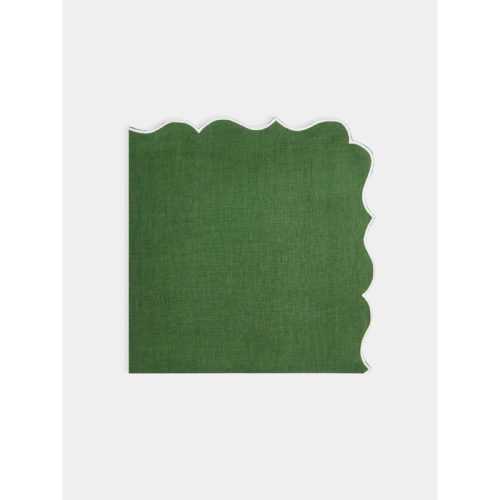 Alhambra Embroidered Linen Napkins (Set of 4)