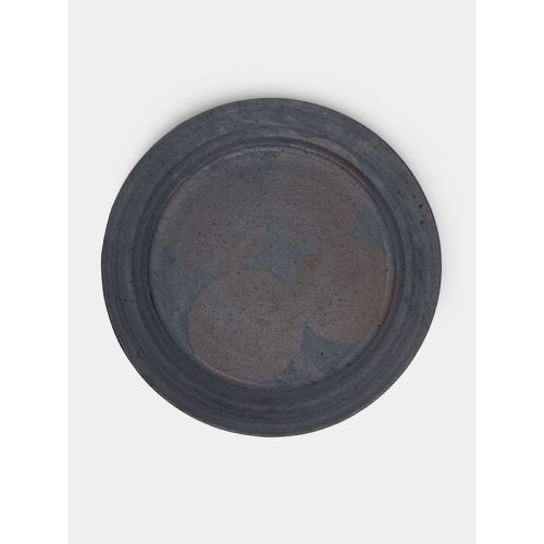Ash-Glazed Ceramic Serving Platter
