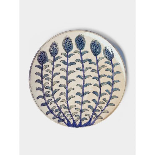 Buds Hand-Painted Ceramic Serving Platter