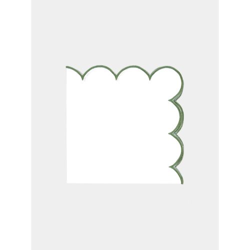 Diletta Scalloped Linen Napkins (Set of 4)