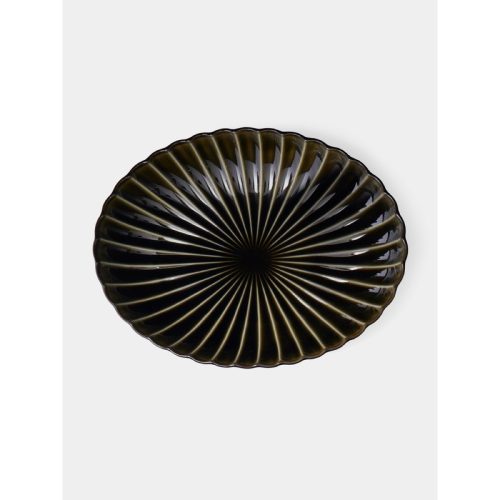 Giyaman Urushi Ceramic Oval Platter