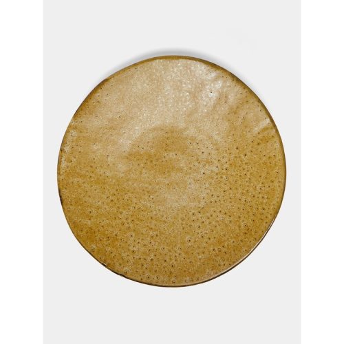 Hand-Glazed Ceramic Extra Large Flat Round Platter