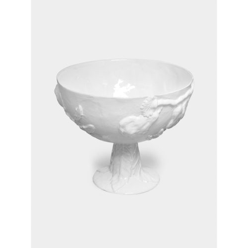 Hand-Glazed Ceramic Fruit Stand