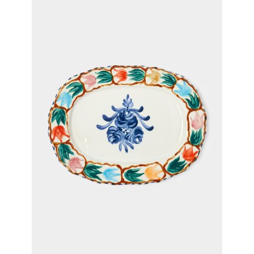 Hand-Painted Serving Platter