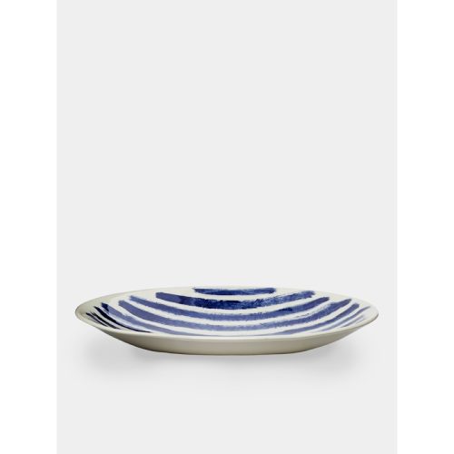 Indigo Rain Ceramic Serving Platter