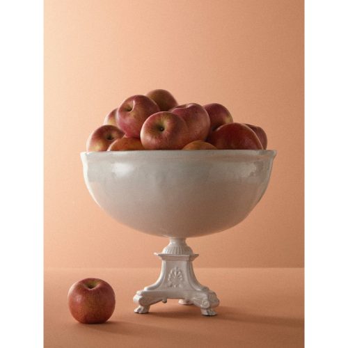 Lion Hand-Glazed Ceramic Large Stand