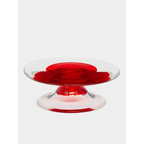 Madeleine Hand-Blown Murano Glass Cake Stand