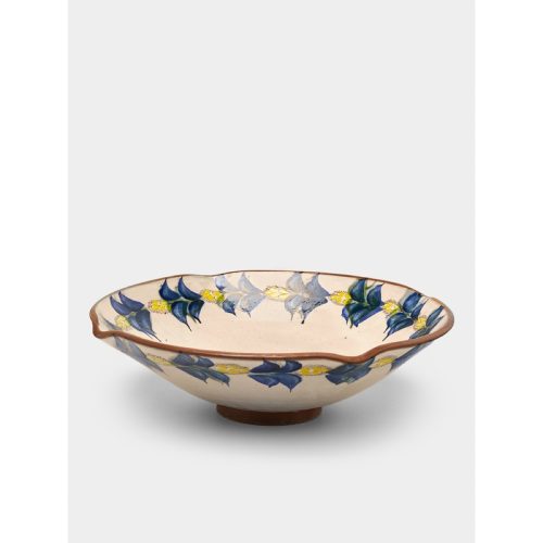 Manial Hand-Painted Ceramic Deep Serving Bowl