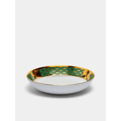 Secession Hand-Painted Porcelain Small Dish