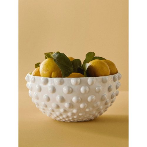 Adlade Hand-Glazed Ceramic Large Salad Bowl