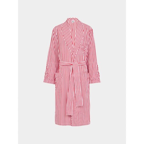 Frogging Hand-Embroidered Cotton Robe | Size: L/XL